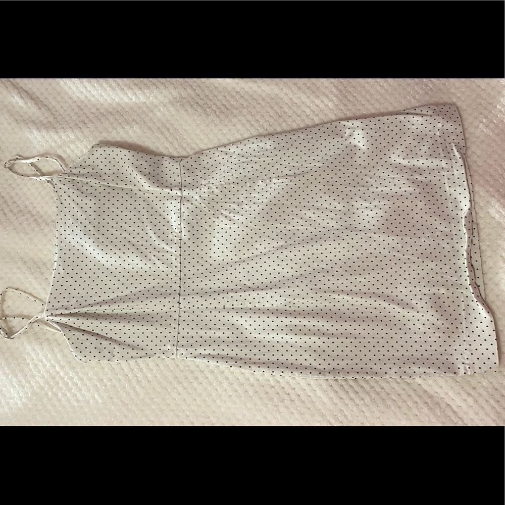 polka dot mini dress